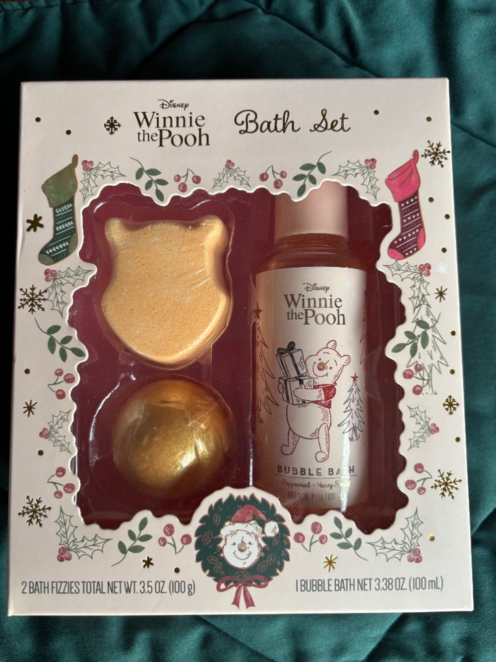 Bath Set by Disney - Winnie the Pooh Bath Set for Holidays, NIB